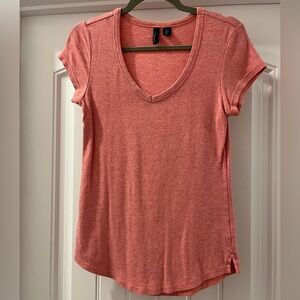 Cynthia Rowley Coral Short Sleeve Tee